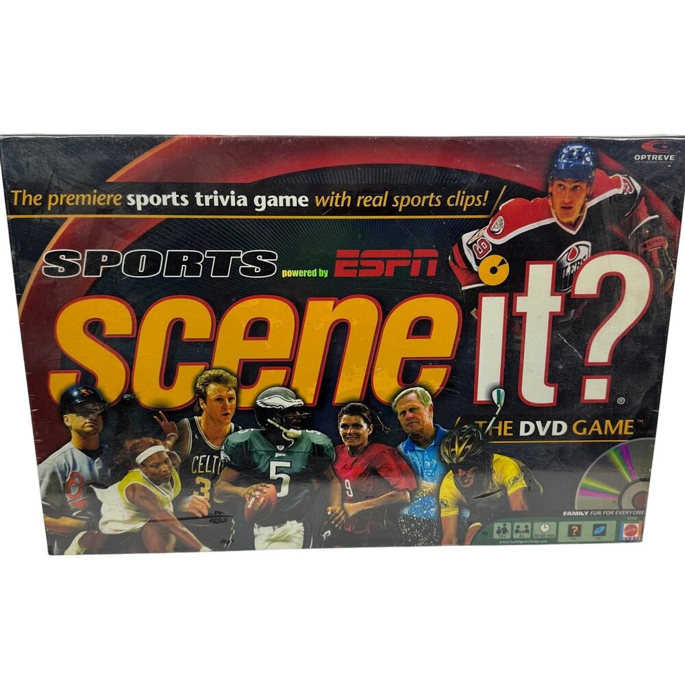 Scene It? Sports‎ Powered by ESPN The DVD Game Sports Trivia Brand New Sealed